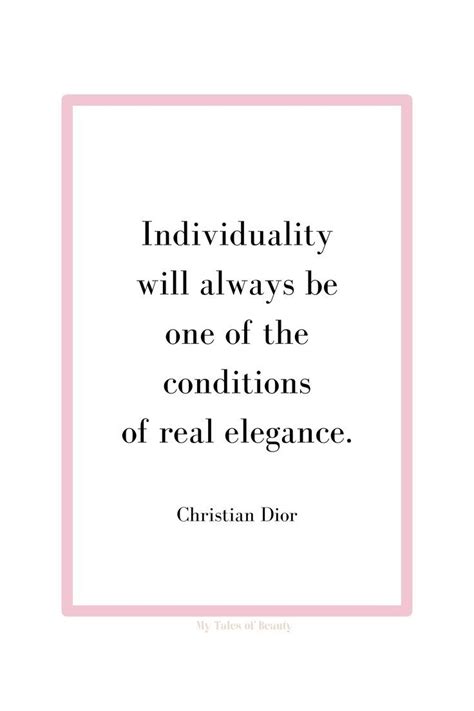 christian dior quotes individuality